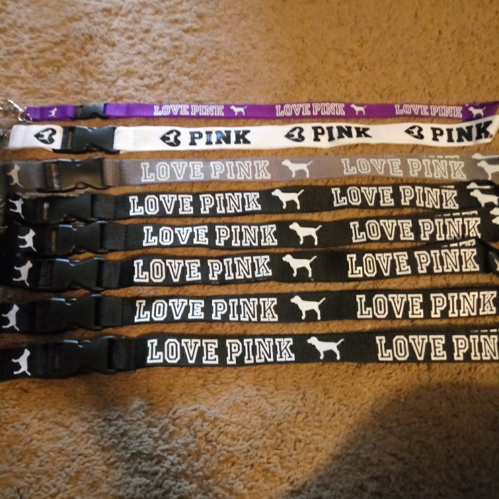 VS PINK lanyards